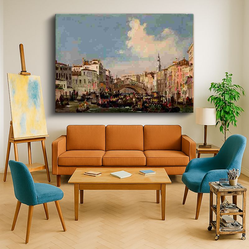 Ressam Kanvas Tablo 492